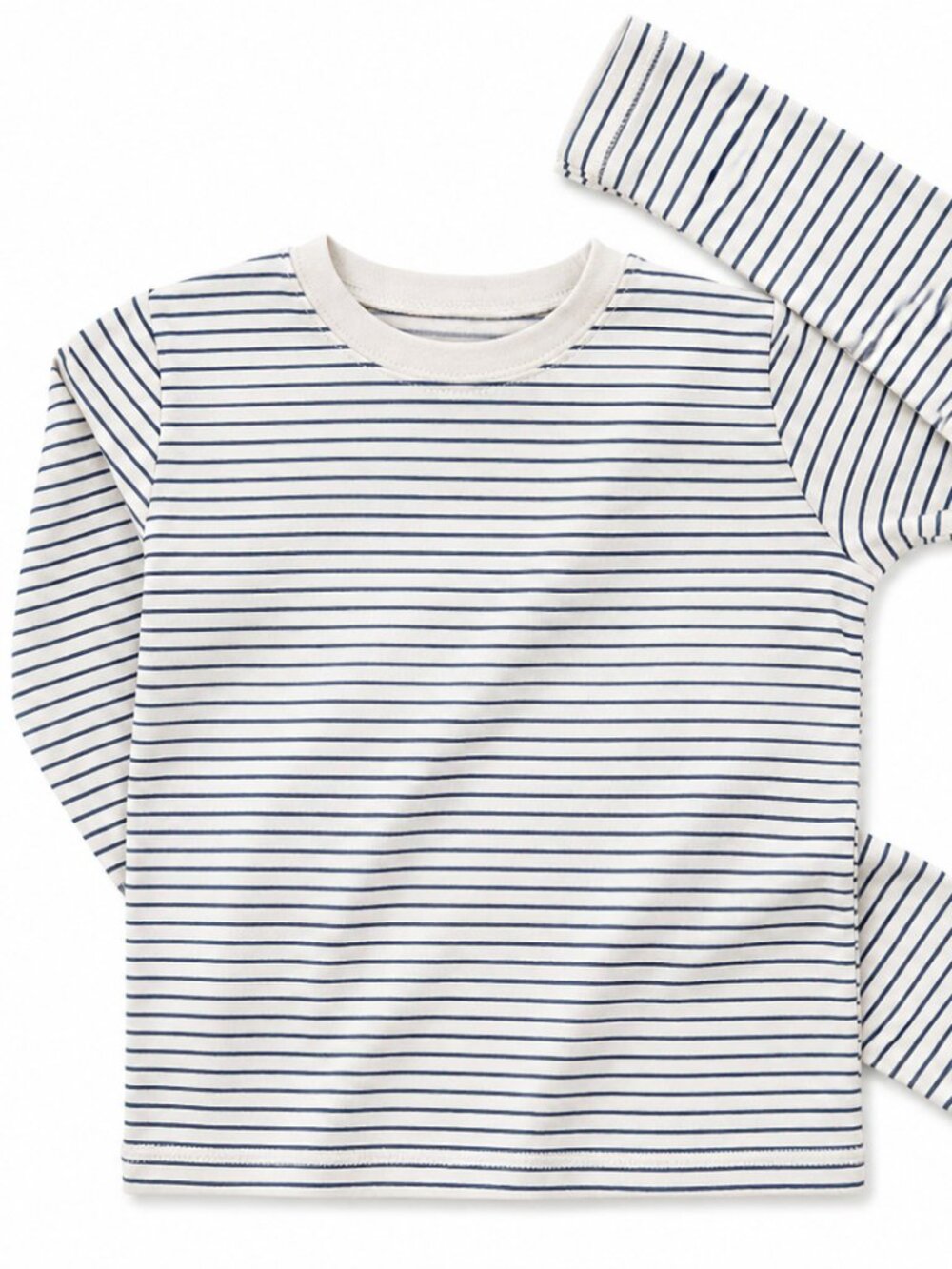 Baby Long Sleeve Striped Shirt | Navy & White